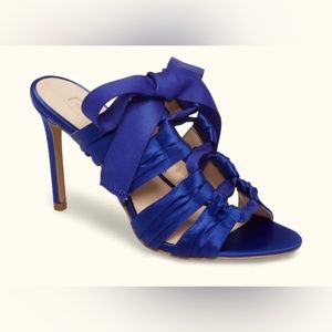 💙💙 Avec Les Filles - Janelle satin heels